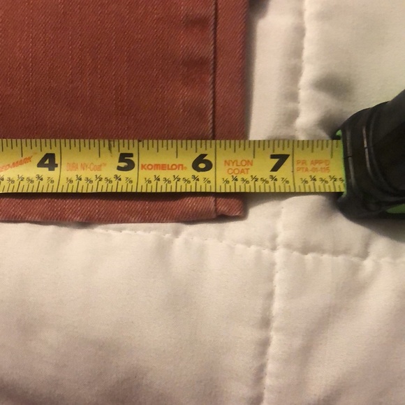 EUC Soft Surroundings Ladies 5 Pocket Pull On Pants Brown / Orange Color - Picture 8 of 8